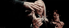 When You Have To Give Up Something You Love GIF - Harry Potter Lucius Malfoy Wand GIFs