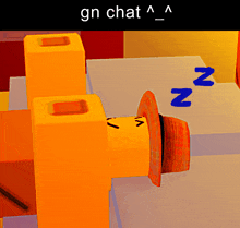 a picture of a hat with the words gn chat written below it