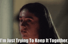 The Idol Leia GIF - The Idol Leia Im Just Trying To Keep It Together GIFs