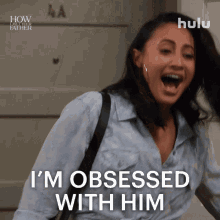 Im Obsessed With Him Valentina GIF - Im Obsessed With Him Valentina How I Met Your Father GIFs