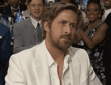 Ryan Gosling Golden Globe GIF - Ryan Gosling Golden Globe Reaction GIFs