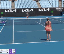 danielle collins collins angry drop racquet hit herself
