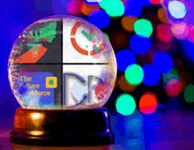 a snow globe that says the future workforce podcast