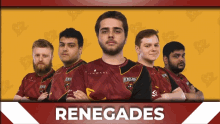 renegades team pro gamers players esports