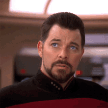 Serious Face William Riker GIF - Serious Face William Riker Star Trek GIFs