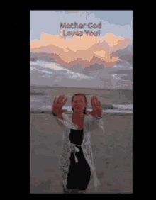 Mother Of All Creation Love Has Won GIF - Mother Of All Creation Love Has Won Beach GIFs