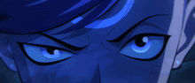 a drawing of a man with a blue glowing circle around his chest