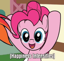 Pony Happiness Intensifies - Happiness GIF