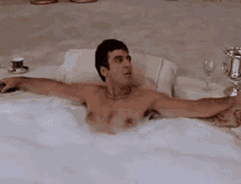 Scarface Hot GIF - Scarface Hot Tub GIFs