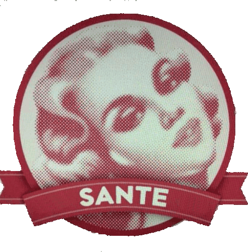 Sante Music Cafe Logo Sticker - Sante Music Cafe Logo Cafe Stickers