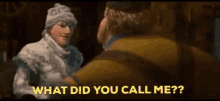 What Did You Call Me Frozen GIF - What Did You Call Me Frozen GIFs
