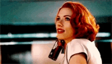Scarjo Scarlett Johansson GIF - Scarjo Scarlett Johansson Black Widow GIFs