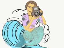 Mermaid Flash GIF - Mermaid Flash Camera GIFs