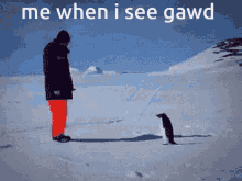 Me When I See Gawd Penguin Attack GIF - Me When I See Gawd Penguin Attack Funny GIFs