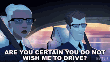Are You Certain You Do Not Wish Me To Drive Chase Devineaux GIF - Are You Certain You Do Not Wish Me To Drive Chase Devineaux Agent Zari GIFs