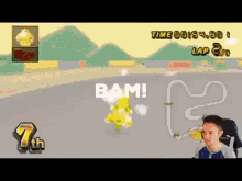 Mario Kart Race GIF
