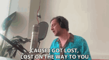 cause i got lost lost on the way to you josef salvat call on me lost lost on the way to you