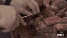 steak slice food cut prepare