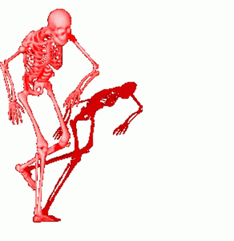 Spooky Skeleton Sticker Spooky Skeleton Red Skeleton Discover