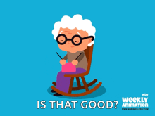 Grandma Chill Grandma Chair GIF
