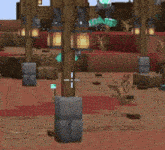 a computer generated image of a desert scene
