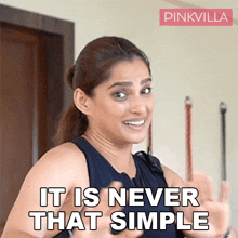 It Is Never That Simple Priya Bapat GIF - It Is Never That Simple Priya Bapat Pinkvilla GIFs