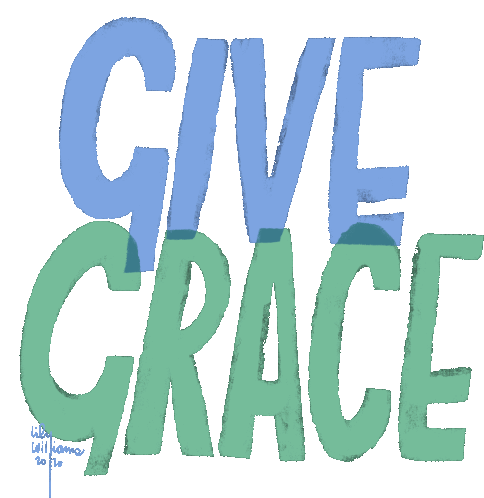 Give Grace Grace Sticker - Give Grace Grace Beauty Stickers