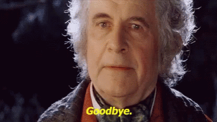 Bilbo Goodbye GIF - Bilbo Goodbye Lotr - Discover & Share GIFs