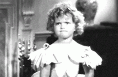 Shirley Temple Mad Face GIF - Shirley Temple Mad Face Angry GIFs