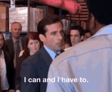 Michael Scott The Office GIF - Michael Scott The Office I Cant And I Have To GIFs
