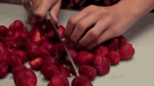 Strawberry Rhubarb Compote GIF