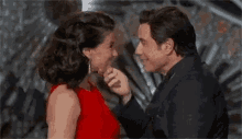 Ahh GIF - Idina Menzel John Travolta 2015oscars GIFs