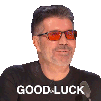 Good Luck Simon Cowell Sticker - Good Luck Simon Cowell Britain'S Got Talent Stickers