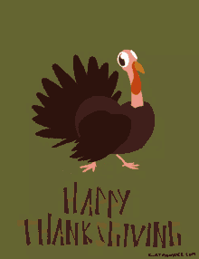 Happy Thanksgiving Feast GIF