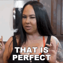 That Is Perfect Mariah Milano GIF - That Is Perfect Mariah Milano Dinner With Mariah GIFs