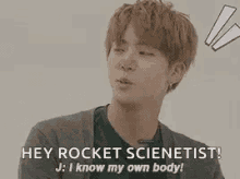 Jin Bts GIF - Jin Bts I Know My Own Body GIFs