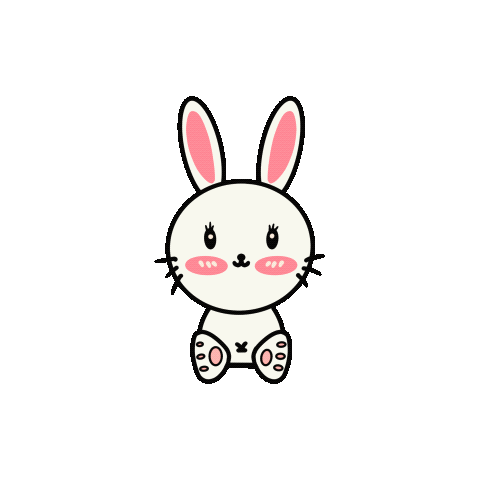 Rabbit Cute Sticker - Rabbit Cute Useful - Discover & Share GIFs