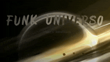a black background with the words funk universo in white letters