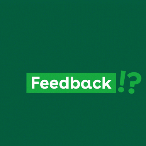 5 stars with the question asking feedback!?