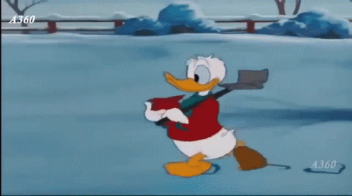 Christmas Donald Duck GIF - Christmas Donald Duck Snow - Discover & Share  GIFs