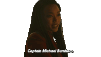 Captain Michael Burnham Captain Burnham Sticker - Captain Michael Burnham Captain Burnham Star Trek Discovery Stickers