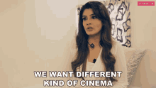 We Want Different Kind Of Cinema Raveena Tandon GIF - We Want Different Kind Of Cinema Raveena Tandon Pinkvilla GIFs
