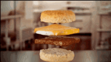 Wendys Breakfast Biscuit GIF - Wendys Breakfast Biscuit Sandwich GIFs