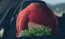 Knuckles Tv Show Grapes GIF - Knuckles Tv Show Grapes Eating GIFs