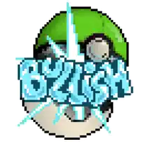 a pixel art drawing of a pokemon ball with the words ice blast written on it