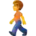 a cartoon character is walking on a white background . he is wearing a hat and sunglasses .