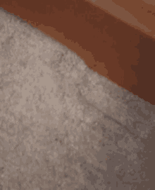 a close up of a white carpet with a brown background .
