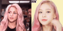 Shakira Gahyeon Deukae Dreamcatcher Pink GIF - Shakira Gahyeon Deukae Dreamcatcher Pink GIFs