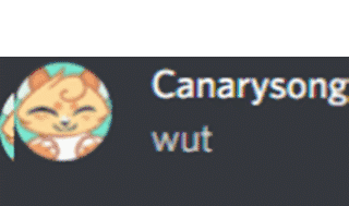Canarysong Wut Sticker - Canarysong Wut Shaky Stickers