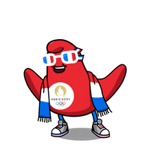 Supporter Glasses Olympic Phryge GIF